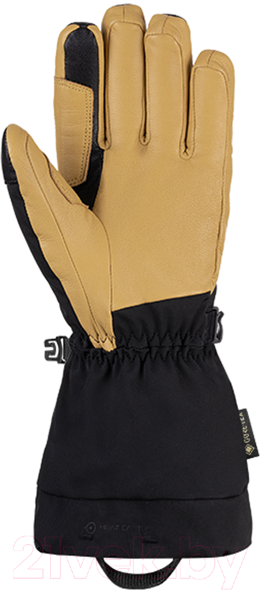 Перчатки лыжные Reusch Discovery Gore-Tex Touch-Tec / 6202305-7490 (р-р 7.5, Black/Camel) — фото 2