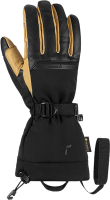 Перчатки лыжные Reusch Discovery Gore-Tex Touch-Tec / 6202305-7490 (р-р 7.5, Black/Camel) - 
