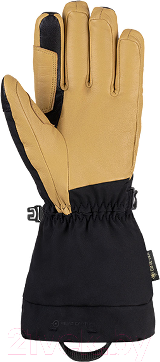 Перчатки лыжные Reusch Discovery Gore-Tex Touch-Tec / 6202305-7490 (р-р 9.5, Black/Camel) — фото 2