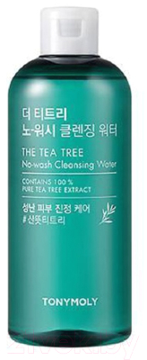 Вода для лица Tony Moly The Tea Tree No Wash Cleansing Water Очищающая (300мл)