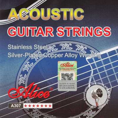 Струны для акустической гитары Alice A307-SL