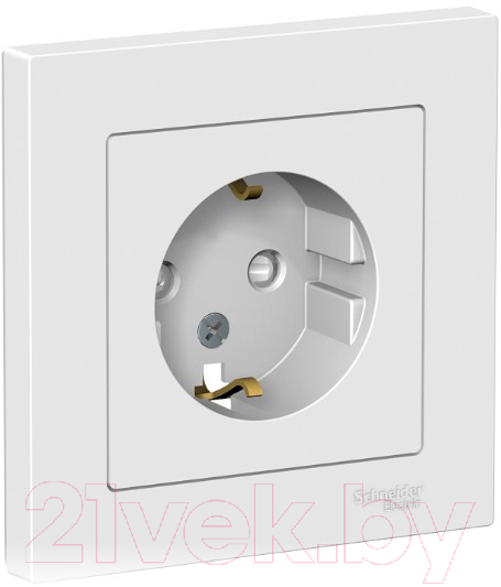 Розетка Systeme (Schneider) Electric AtlasDesign ATN000144 (белый) — фото 1