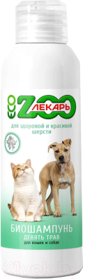 Шампунь для животных Zooлекарь Эко Для кошек и собак 9 трав (200мл)