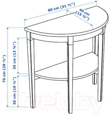 Консольный столик Ikea Аркельсторп 203.831.30