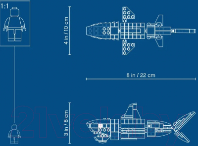 Конструктор Lego Creator Обитатели морских глубин 31088