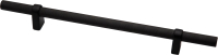 Ручка для мебели Cebi A1260 Diamond MP24 (224мм, черный) - 