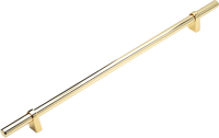 Ручка для мебели Cebi A1260 Smooth PC35 (384мм, матовое золото) - 