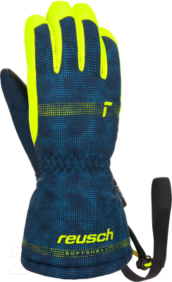Перчатки лыжные Reusch Maxi R-Tex Xt Dress / 6285215-4955 (р-р 4, Blue/Safety Yellow)