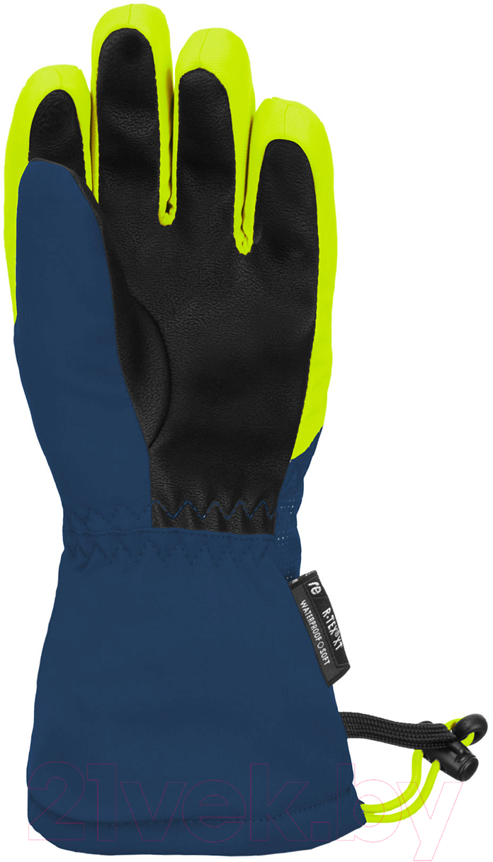 Перчатки лыжные Reusch Maxi R-Tex Xt Dress / 6285215-4955 (р-р 5, Blue/Safety Yellow) — фото 2