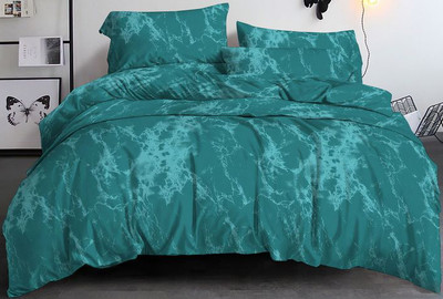 

Комплект постельного белья, №888-2 зеленый Евро-стандарт