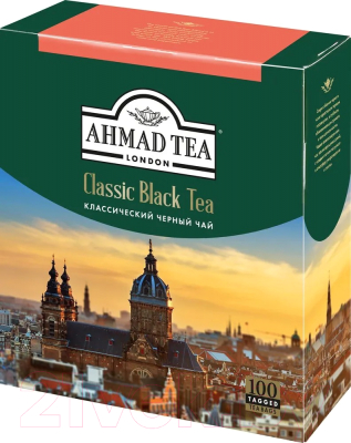 Чай пакетированный Ahmad Tea Классический черный (100пак)