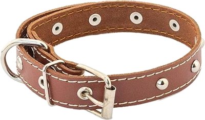 Ошейник Homepet 20мм 32-42см / 77825 (коричневый) - 