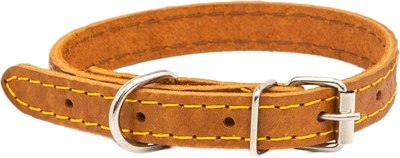 Ошейник Homepet Ромбы 15мм 17-27см / 83991 (янтарь) - 