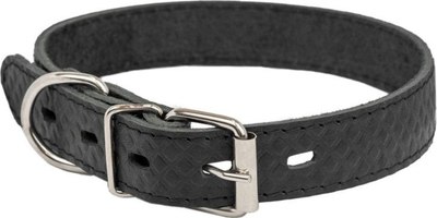 Ошейник Homepet Ромбы 20мм 23-33см / 83993 (черный) - 
