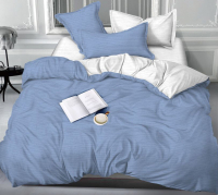 Комплект постельного белья LUXOR №51407 A/B (K) 2.0 с европростыней (сатин) - 