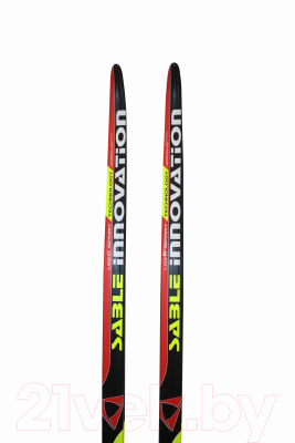 Комплект беговых лыж STC Тrек Active Step, 185/145 +/-5см (желтый)