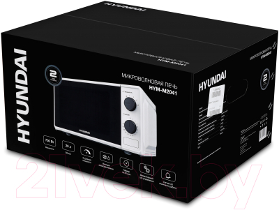 Изображение товара Микроволновая печь Hyundai HYM-M2041 (белый)