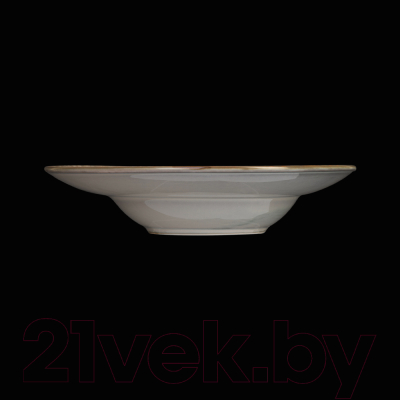 Тарелка столовая глубокая Corone Alveare HS179468 / фк9506 (бежевый)