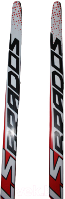 Комплект беговых лыж STC Step 0075 175/135 +/-5см (красный)