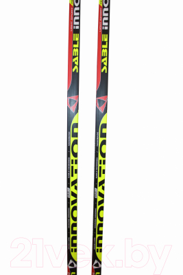 Комплект беговых лыж STC Step 0075 185/145 +/-5см (желтый)