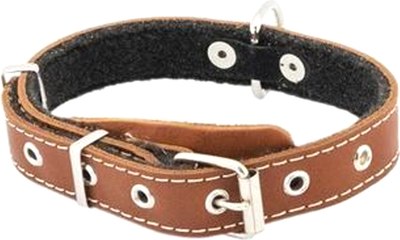 Ошейник Homepet 15мм 22-35см / 84025 (коричневый) - 
