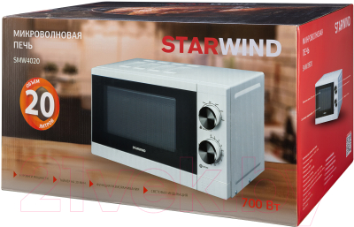 Микроволновая печь StarWind SMW4020 (белый)