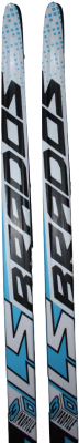 Комплект беговых лыж STC Step SNS WD (RE) автомат 195/155 +/-5см (синий)