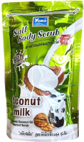 Скраб для тела Siam Yoko Солевой Salt Body Scrub Coconut + Milk (350г) - 