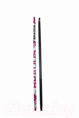 Комплект беговых лыж STC 0075 170/130 +/-5см (розовый)