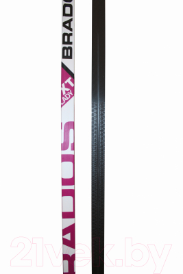Комплект беговых лыж STC 0075 170/130 +/-5см (розовый)