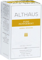 Чай пакетированный Althaus Deli Packs Чистая Мята (20x1.75г) - 