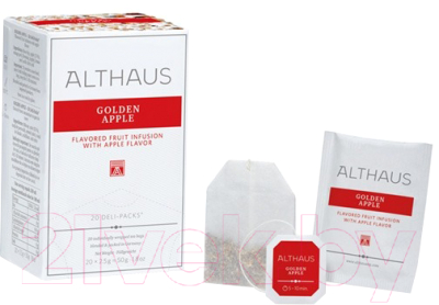 Чай пакетированный Althaus Deli Packs Золотое яблоко (20x2.5г)