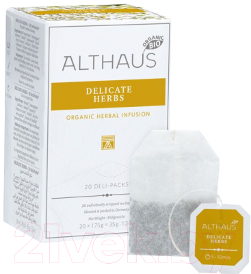 Чай пакетированный Althaus Deli Packs Ароматные травы (20x1.75г)