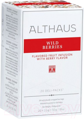 Чай пакетированный Althaus Deli Packs Дикие ягоды (20x2.5г)