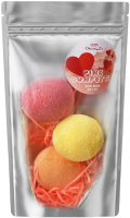 Набор бомбочек для ванны Green OrganZa Pink Confetti (3x85г) - 
