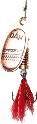 Блесна DAM FZ Standard Dressed Spinner 6 S / 60568 (Copper)