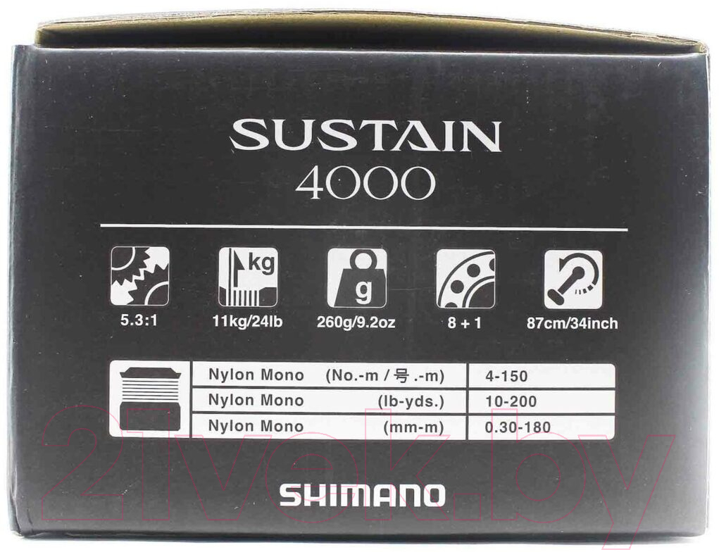 Катушка безынерционная Shimano Sustain FJ 4000 / SA4000FJ