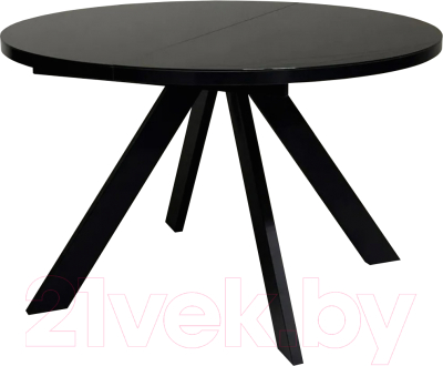 Обеденный стол M-City Монтен 120 / 494M05422 (черный)