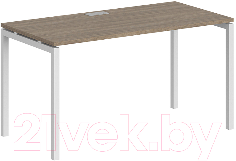 Письменный стол Norden 160x80x75 / SG.209.OD.44.WH (белый/дуб темный)