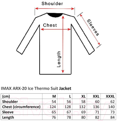Костюм для охоты и рыбалки IMax ARX-20 Ice Thermo Suit / 51210 (XXXL)