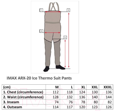 Костюм для охоты и рыбалки IMax ARX-20 Ice Thermo Suit / 49429 (XXL)