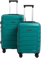 Набор чемоданов Pride РР-9602 (2шт, зеленый) - 