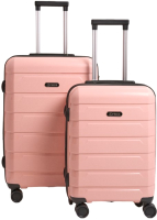 Набор чемоданов Pride РР-9602 (2шт, розовый) - 