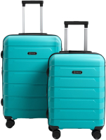 Набор чемоданов Pride РР-9602 (2шт, бирюзовый) - 