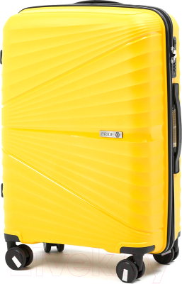 Набор чемоданов Pride РР-9701 (3шт, желтый)