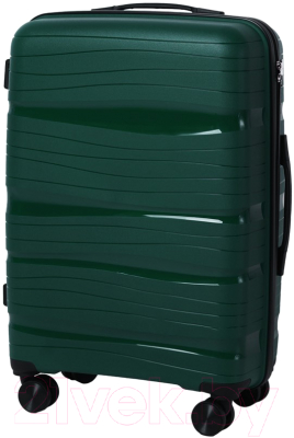 Набор чемоданов Pride РР-9802 (3шт, темно-зеленый)