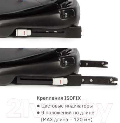 Автокресло Siger Ультра Isofix / KRES3912 (антрацит/серый)