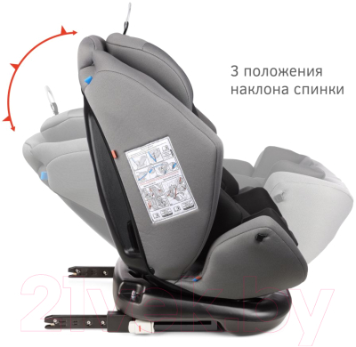 Автокресло Siger Ультра Isofix / KRES3910 (светло-серый)