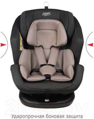 Автокресло Siger Ультра Isofix / KRES3911 (темно-серый)