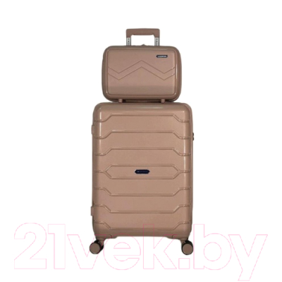 Набор чемоданов Mironpan 11191-2 (3шт, пудровый)